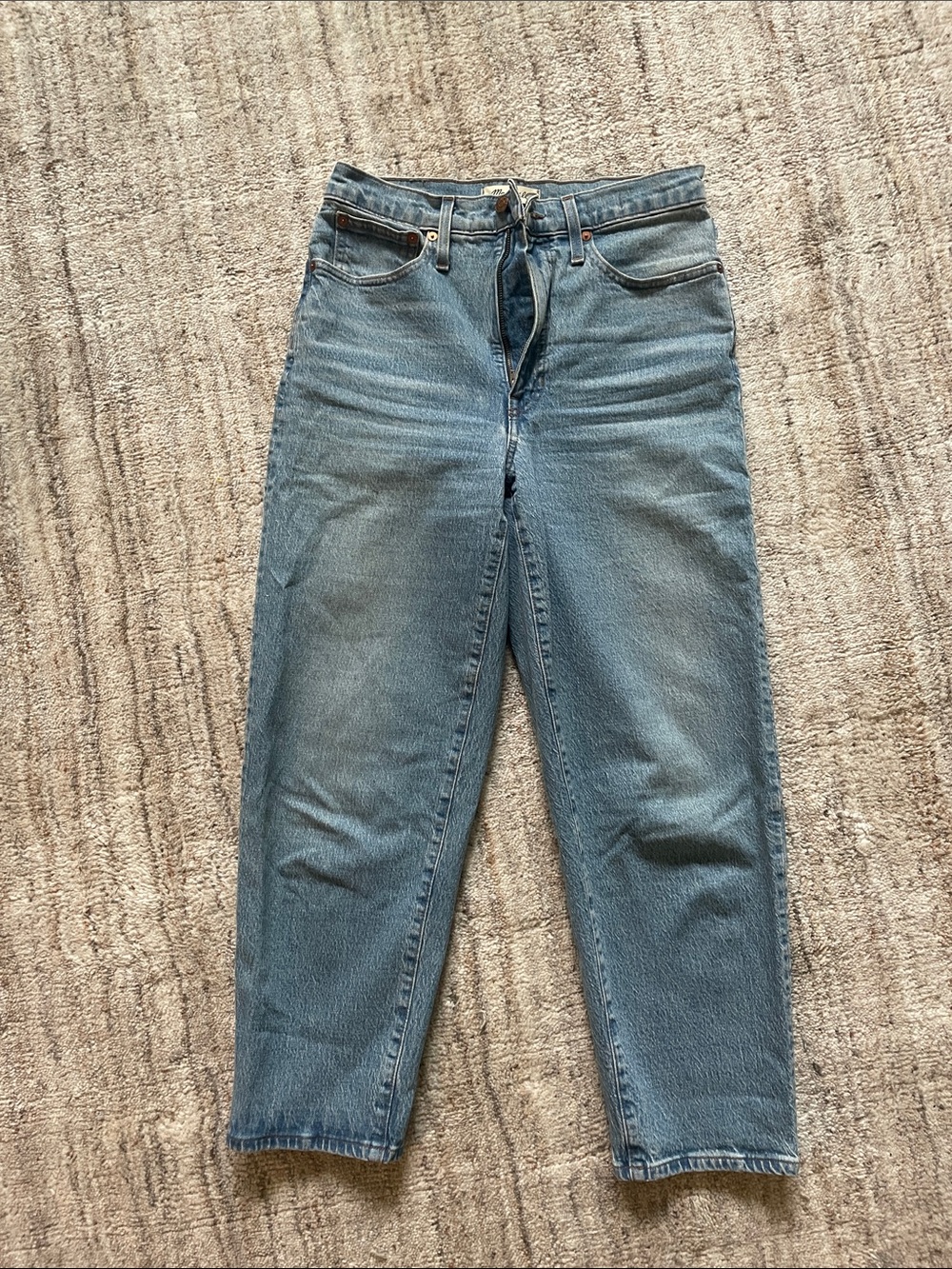 Madewell High-rise cropped Balloon Jeans